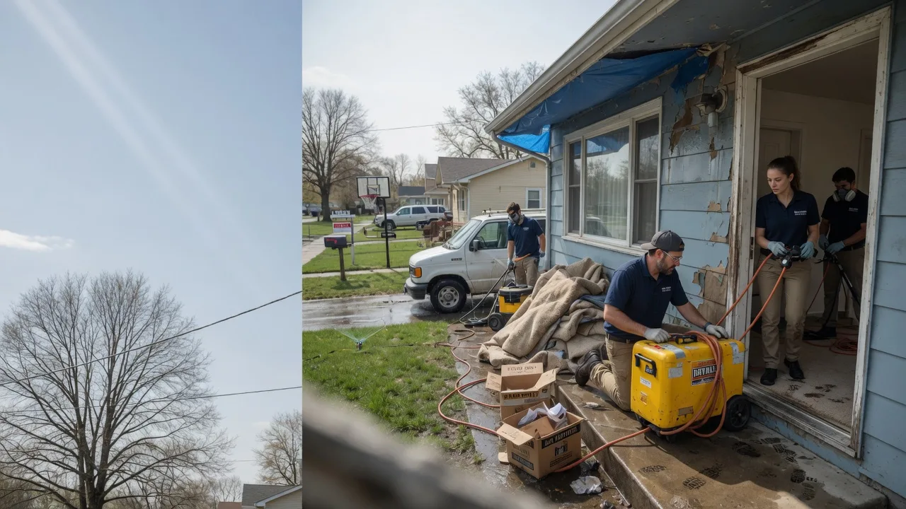 Basement Flood Cleanup in Lidgerwood, ND near me